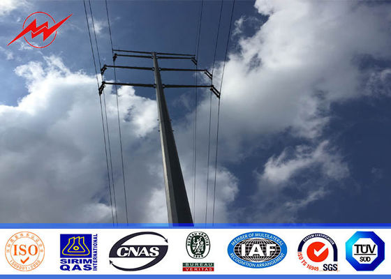 Conical 40ft 138kv Steel Utility Pole for electric transmission distribution line