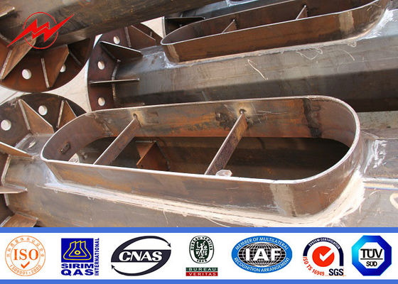 Tapered 20m 8 Lights High Mast Pole / Parking Lot Light Poles with HPS Light