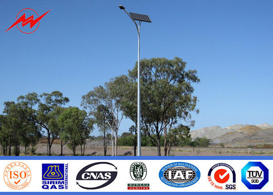 Durable 4w 1.72m Street Garden Light Poles With Hot Dip Galvanization