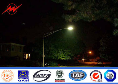 قطب های روشنایی خیابانی گالوانیزه با پوشش رنگ پلی استر