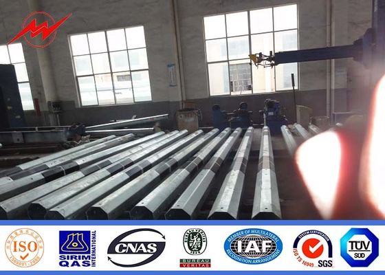 11.8m 2.5kn Load Electrical Power Pole 90% Welding Surface Treatment