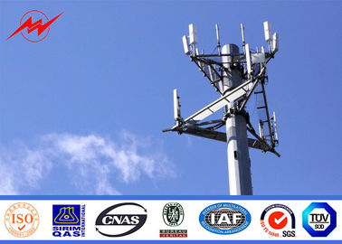 انتقال تک قطبی فولادی برج تک قطبی گالوانیزه 80FT