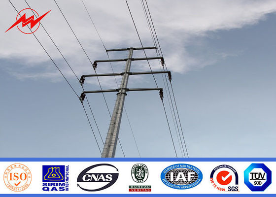 11.9m 200dan Steel Utility Pole In Transmission Powerful Line