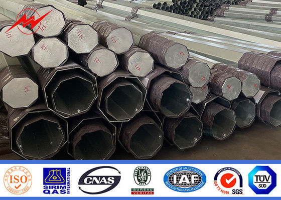 16m 800dan ASTM/A123 گالوانیزه کردن قطب برق استاندارد