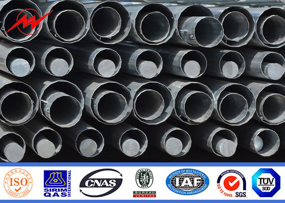 Electrical Power Distribution Steel Power Pole Galvanized 12m ASTM A123 Q345