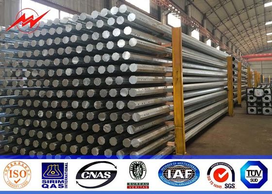 SF 1.8 14m 1000 DAN Steel Utility Pole Gr 65 Material With 460 Mpa Strength