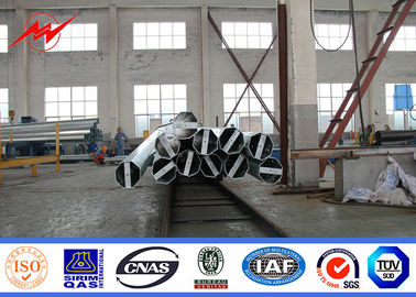 قطب فولاد گالوانیزه حرفه ای ASTM A123 برای انتقال و روشنایی در فیلیپین