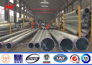 10MM قطب های متال توزیع گالوانیزه 69kv فیلیپین های سنتی