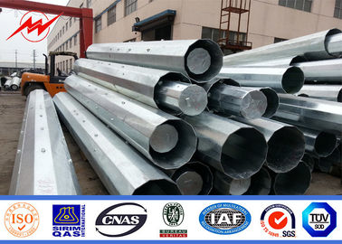 قطب انتقال برق فولاد الکتریکی 70-120FT قطب انتقال برق فلزی 1200kg