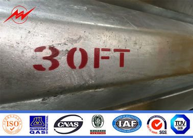 قطب برق فولادی IP65 25ft 30ft 35ft 40ft