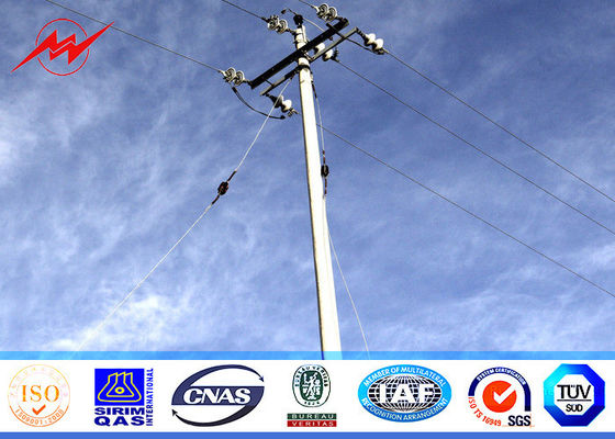 گالوانیزه فولاد سودمند فلزی شکل چند ضلعی برای پروژه 33kv برق خط انتقال