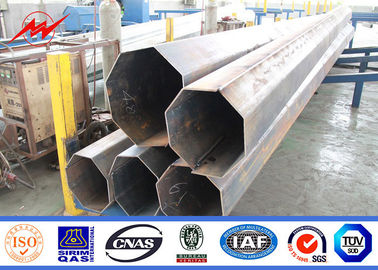 قطب فولادی گالوانیزه 69KV 45FT 2 Segements استاندارد NEA استاندارد فیلیپین