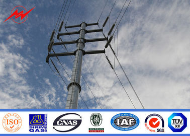 2.5MM 30m 500kv برج آنتن مونوپل برای خط توزیع