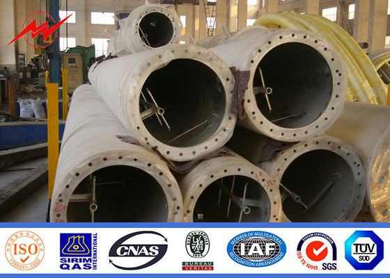 110kv برج مخابراتی برج مخابراتی آنتن برج فولاد مونو برای تلفن همراه سیگنال