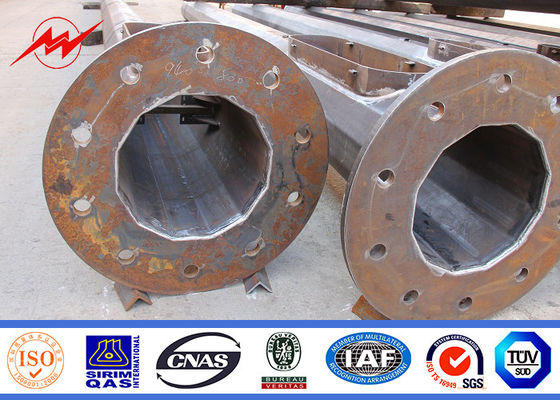 بازوی تک استوانه ای فولادی سبک Mast Light Single Double Double Triple For Stadium