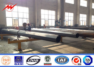10 متر 12 متر خط انتقال 133kv قطب برق برای برج تیر فولادی