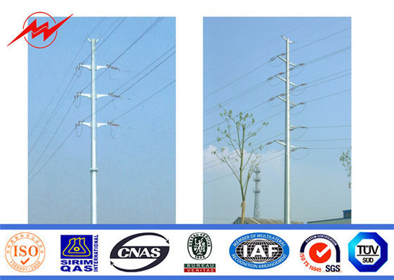 قطب قدرت الکتریکی گالوانیزه 11KV38KV، قطب الکتریکی برق هشت ضلعی