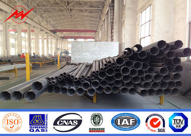 قطب فولادی گالوانیزه گرم، 35ft Q345 قطر برق 2.75mm ضخامت