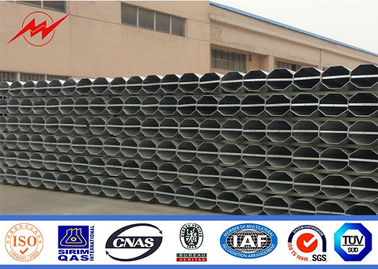 قطب انتقال فولاد فیبر فولادی 25ft-100ft با ضخامت کم با زاویه بازو