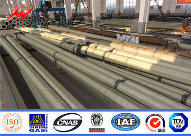 25Ft تا 40 Ft قدرت فولاد گالوانیزه برای خط تولید توزیع برق 69KV