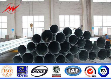 15M 1200 Dan فولاد قدرت قطب، قطب فولادی لوله ای با درمان سطح گالوانیزه