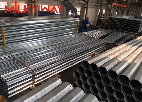 پایه چراغ راهنمایی گالوانیزه 10 متری با بازوی 7 متری