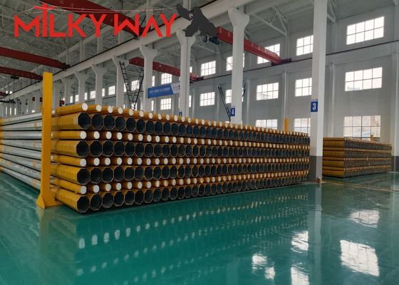 تیر چراغ خیابانی 10 متری هشت ضلعی فولادی Q235 گالوانیزه گرم