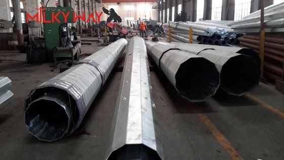 قطب های مفید فولاد گالوانیزه گرم برای انتقال برق با بار طراحی عامل ایمنی بالا