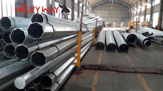 قطب های کاربردی فولادی رولد گرم Q460 ASTM573 GR65 GR50 SS400 SS490 تا ST52 برای توزیع برق