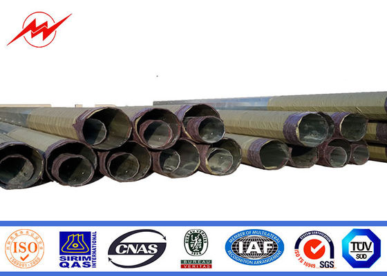 33 KV برج فولاد گالوانیزه لوله فولادی 10-220 کیلو وات خط انتقال برق