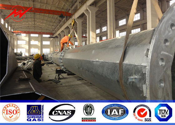توزیع قطر برق 70ft گالوانیزه برای طرح 132kv 69kv فیلیپین