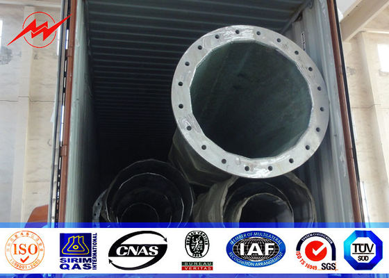 توزیع قطر برق 70ft گالوانیزه برای طرح 132kv 69kv فیلیپین