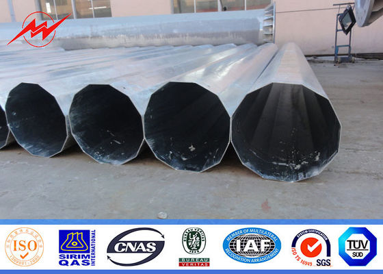 25ft تا 75ft برق مشعل فولاد ضد زنگ فولاد، فولاد توزیع قدرت فولاد 10kv ~ 550kv