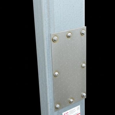 قطب برق فولادی نصب شده با استاندارد جوشکاری AWS D1.1 برای خطوط انتقال 10-550kV