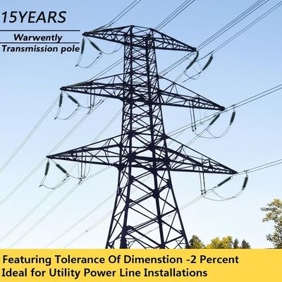 دکل انتقال برق 15 ساله با تلرانس ابعادی -2 درصد، ایده‌آل برای نصب خطوط برق شهری