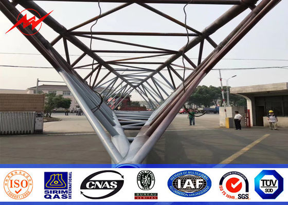 ارتباطات مخابراتی فولاد مونو پلیک Telecom سه برج لنز با 86 گالوانیزه استاندارد