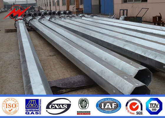 132 کیلو ولت 27 متری 1500 کیلوگرم بار برج تک قطبی برای ارتباطات مخابراتی همراه