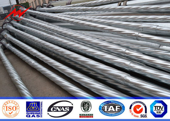 16M قطب انتقال قدرت قطب فلزی برای برج فولادی خط سربار