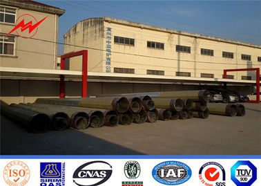 خط 30ft ولتاژ بالا تلسکوپی الکتریکی فولاد قطب قدرت قطب قدرت انتقال