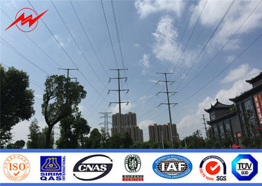 Q235 3m-30m فولاد گالوانیزه ستون های نورپردازی خیابانی ستون های نورپردازی خیابانی تزئینی