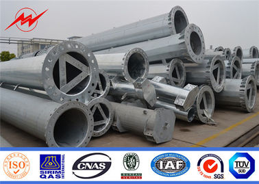 Q235 3m-30m فولاد گالوانیزه ستون های نورپردازی خیابانی ستون های نورپردازی خیابانی تزئینی