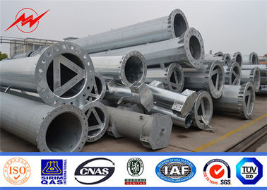Q235 3m-30m فولاد گالوانیزه ستون های نورپردازی خیابانی ستون های نورپردازی خیابانی تزئینی
