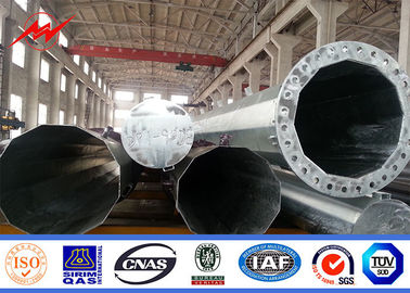 قطب روشنایی بلند 34 متری چند گوشه ای با سیستم بلند کردن