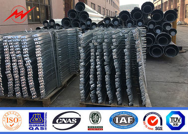 Astm A123 گالوانیزه داغ 17 متری پایه برق فولادی