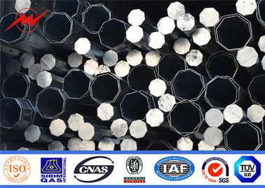 قطب قدرت فولادی با لوله لوله 35ft 127-248mm 2.75 / 3mm ضخیم داغ گالوانیزه
