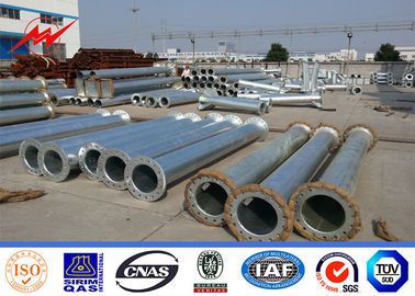 قطب انتقال قدرت فولاد 11m 12m 2 Segment S355JR Q345 با فایبرگلاس