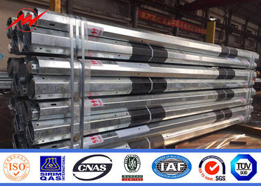 قطب انتقال قدرت فولاد 11m 12m 2 Segment S355JR Q345 با فایبرگلاس