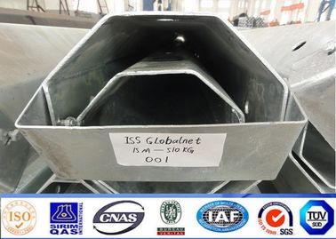 قطب فلزی گالوانیزه 10 ضلعی 10 متری 18 متری Q235