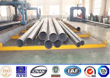 86KV قطب قدرت فولاد 11m گالوانیزه ، ضخامت قطب انتقال فولاد 3 میلی متر