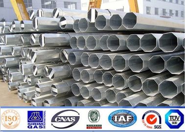 86KV قطب قدرت فولاد 11m گالوانیزه ، ضخامت قطب انتقال فولاد 3 میلی متر